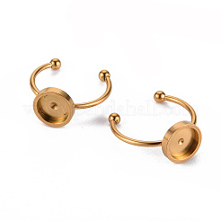 201 accessoires pour bagues en acier inoxydable&nbsp;LS-STAS-S080-042C-G