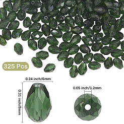 325 brins de perles de verre transparentes&nbsp;EGLA-PA0001-04A