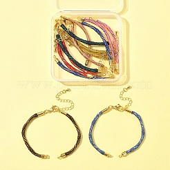 8 Stück 8 Farben Nylonschnur Armbänder&nbsp;MAK-FS0001-05