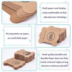 42 Stück 7 Stile Kraftpapier-Kordel-Displaykarten&nbsp;DIY-PH0005-18