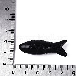 Geschnitzte Anhänger aus natürlichem Obsidian&nbsp;G-T144-47A