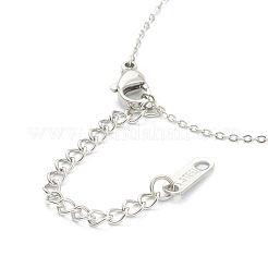 Colliers pendentifs en acier inoxydable 304&nbsp;NJEW-L458-084