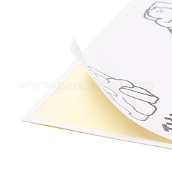 Rechteckige Geschenkaufkleber&nbsp;DIY-B041-06B