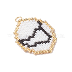 Pendentifs douze constellations en perles de verre&nbsp;PALLOY-MZ00891-05