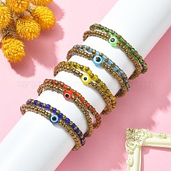 Ensemble de bracelets extensibles en perles de résine pour femmes&nbsp;BJEW-JB09604