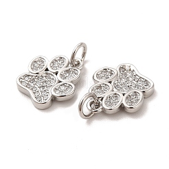 Micro Pave Bijoux de zircone cubique en laiton de placage en râtelier&nbsp;X-KK-F851-07P