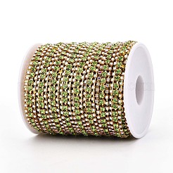 Chaînes strass de fer de tasse&nbsp;CH-T006-04G-09