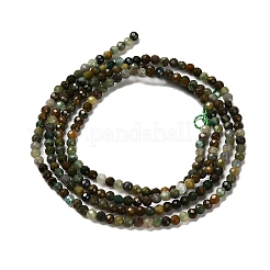 Natürliche afrikanische Jade Perlen Stränge&nbsp;G-RM2025-33-2mm