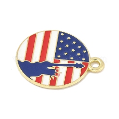 Pendentifs en alliage émaillé pour le jour de l'indépendance&nbsp;FIND-M083-05K-G