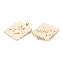 Pendentifs en laiton&nbsp;KK-S356-530-NF