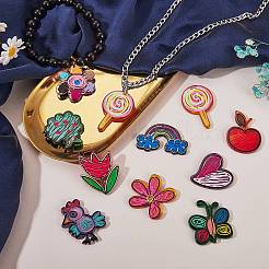 30pcs 15 pendentifs acryliques transparents de style&nbsp;KY-SZ0001-18