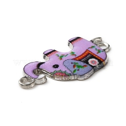Breloques de connecteur en alliage de zinc&nbsp;FIND-WH0108-91B