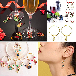 150 pieza de anillos de latón para copas de vino de 3 colores&nbsp;FIND-SC0001-98C