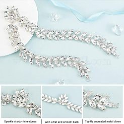 Rifinitura del colletto con strass in cristallo di fiori lucidi 1pc&nbsp;DIY-FG0003-38