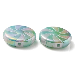 Perline acriliche opache con placcatura uv&nbsp;OACR-P010-02C