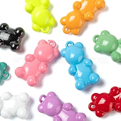 10pcs 10 Farben sprühlackierte Messinganhänger&nbsp;KK-LS0001-55