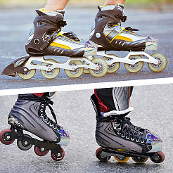 2 protezione per le dita dei piedi iridescente per pattini a rotelle&nbsp;AJEW-GF0005-32