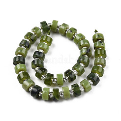 Natürliche kanadische Jade Perlen Stränge&nbsp;G-N327-07E