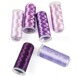 6 rouleau de fils à broder en polyester 6 couleurs&nbsp;OCOR-TA0003-14B