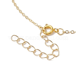 Collier de chaînes de câble en laiton&nbsp;NJEW-JN04691