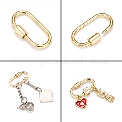Messingschraube Karabiner Schloss Charms&nbsp;LS-KK-T047-07G
