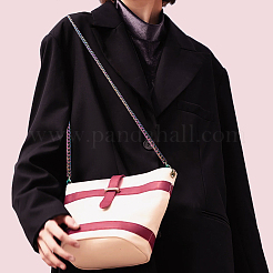 1 poignée de sac en alliage de zinc avec chaîne gourmette&nbsp;FIND-WR0008-78A
