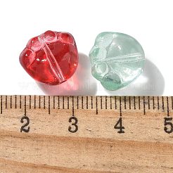 35pcs transparente sprühlackierte Glasperlen&nbsp;GLAA-YW0001-72