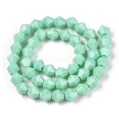 Opake einfarbige Nachahmung Jade Glasperlen Stränge&nbsp;X-EGLA-A039-P6mm-D20