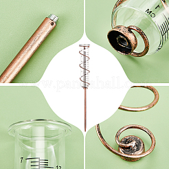 Leeres Reagenzglas aus transparentem Glas&nbsp;TOOL-WH0146-05