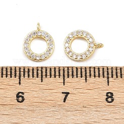 Colgante micropavé cubic zirconia de latón&nbsp;KK-H093-07G