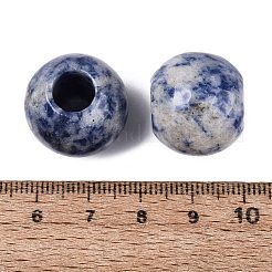 Natürliche blaue Punktjaspisperlen&nbsp;G-Q608-05H