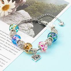 Pulseras europeas de acero inoxidable 304&nbsp;BJEW-JB06214