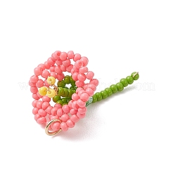 Blumenanhänger aus Glasperlen&nbsp;PALLOY-MZ01171-03