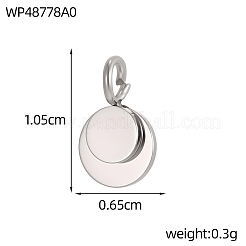 Anhänger aus Edelstahl 304&nbsp;STAS-OY016-38P