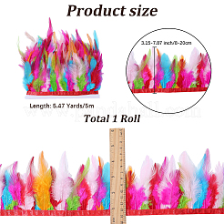 1 Bündel Mode Feder Stoff Strang Kostüm Zubehör&nbsp;DIY-GF0012-60
