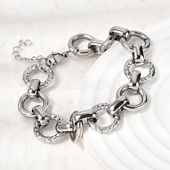 Bracelets à maillons en acier inoxydable 304 pour femmes&nbsp;BJEW-P388-02B-P
