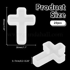 20 pieza de moldes de silicona para hacer tú mismo&nbsp;AJEW-HY0003-39