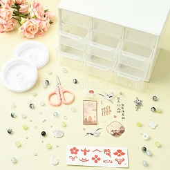 DIY-Set zur Herstellung von Armbändern aus Bunte Malerei-Perlen&nbsp;DIY-FZC0001-01C