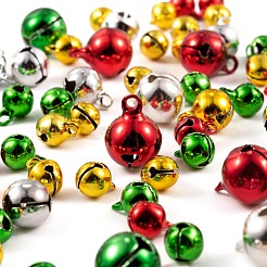 Weihnachtsthema PVD Vakuumbeschichtung Messing Glockenanhänger&nbsp;KKB-LS0001-01