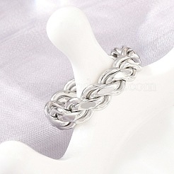 Fingerringe aus Edelstahl 304 in Form einer gedrehten&nbsp;SA-CBA3D5E-01P