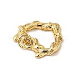 Pendentifs de placage en laiton&nbsp;KK-H431-17G