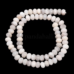 Natürliche weiße verrückte Achat Perlenstränge&nbsp;G-C259-A33-5x8mm