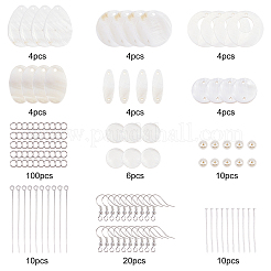 DIY-Sets zur Herstellung von Muschelohrringen&nbsp;DIY-SC0011-85