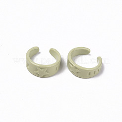 Manschettenringe aus lackierter Legierung&nbsp;RJEW-T011-05-RS