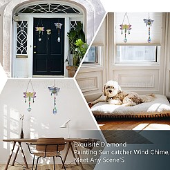 2 Sets 2-Stil-DIY-Diamantmalerei-Windspiel-Kits&nbsp;DIY-SZ0007-55