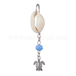 4 pièce de décorations pendentif en coquille de cauris naturelle&nbsp;HJEW-JM01777-S