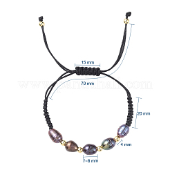Geflochtene Perlenarmbänder&nbsp;BJEW-JB04820-02
