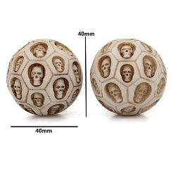 Bola de masaje de resina de calavera&nbsp;PW-WG49456-01
