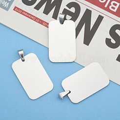 Pendentifs rectangulaires résistants au ternissement&nbsp;STAS-H061-04