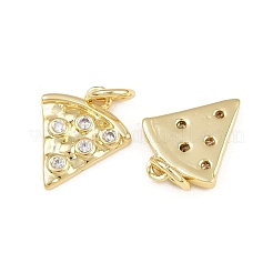Ciondoli in ottone zirconi chiari micro pavé&nbsp;KK-A269-35G